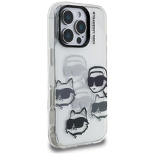 Заредете изображение във визуализатора на галерията – KARL LAGERFELD case for IPHONE 16 PRO KLHCP16LHMCHKCT (IML Multi K&amp;C Head Pattern)
