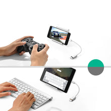 Заредете изображение във визуализатора на галерията – Ugreen US154 30702 USB-A 3.0 (female) / USB-C 3.0 (male) OTG adapter - white
