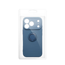 Заредете изображение във визуализатора на галерията – Case for iPhone 18 Pro / 17 Pro Silicone Ring dark blue
