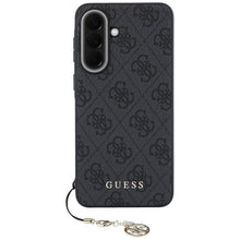 Заредете изображение във визуализатора на галерията – GUESS case for SAMSUNG Galaxy A57 GUHCSA57GF4GGR (PU 4G Classic Logo with Charm) black
