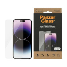 Заредете изображение във визуализатора на галерията – PanzerGlass Classic Fit antibacterial glass for iPhone 14 Pro Max
