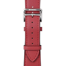 Заредете изображение във визуализатора на галерията – FORCELL F-DESIGN FA20 eco leather strap for APPLE Watch 42 / 44 / 45 / 49 mm red
