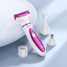 Заредете изображение във визуализатора на галерията – Trimmer and shaver 4in1 Hoco HP80 white and pink
