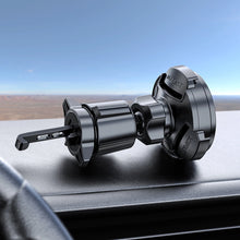 Заредете изображение във визуализатора на галерията – Acefast D22 magnetic car holder with suction cup for phone for air vent - black
