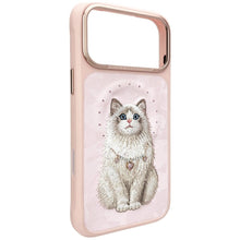 Заредете изображение във визуализатора на галерията – NIMMY case LUCKY FASHION CAT compatible with MagSafe for IPHONE 18 Pro/17 Pro pink
