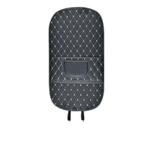 Заредете изображение във визуализатора на галерията – Protective leather mat for car seat anti-kick with organizer black
