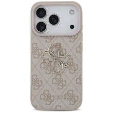 Заредете изображение във визуализатора на галерията – GUESS case for IPHONE 18 Pro / 17 Pro GUE005597 (4G PU Big Logo) pink
