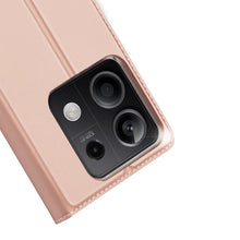 Заредете изображение във визуализатора на галерията – Dux Ducis Skin Pro case with flap and card slot for Xiaomi Redmi Note 13 5G - pink
