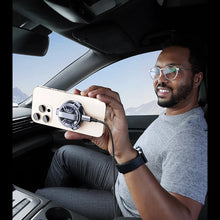 Заредете изображение във визуализатора на галерията – Ugreen CD380 magnetic holder with inductive charger for Tesla car - gray
