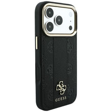 Заредете изображение във визуализатора на галерията – Case for IPHONE 18 Pro Max/17 Pro Max compatible with MagSafe (Stripe Peony 4G Logo) black 
