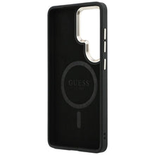 Заредете изображение във визуализатора на галерията – GUESS case for SAMSUNG S26 Ultra GUHMS26LP4MSEGCK (4G Embossed Ring MagSafe) black
