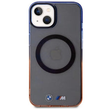 Заредете изображение във визуализатора на галерията – BMW Gradient Bumper MagSafe case for iPhone 14 Plus - gray
