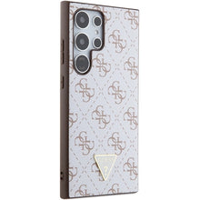 Заредете изображение във визуализатора на галерията – Guess 4G Triangle case for Samsung Galaxy S24 Ultra - white
