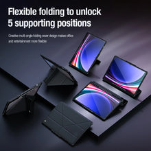 Заредете изображение във визуализатора на галерията – Nillkin Bumper Leather Case Pro case for Samsung Galaxy Tab S9+ - black
