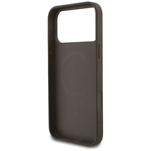 Заредете изображение във визуализатора на галерията – GUESS case for IPHONE 17 Pro Max compatible with MagSafe GUHMP17XG4GFRW (PU 4G Ring Classic Logo) brown
