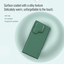 Заредете изображение във визуализатора на галерията – Nillkin CamShield Silky Prop Silicone Case for Samsung Galaxy S24 Ultra - black
