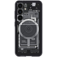 Заредете изображение във визуализатора на галерията – Spigen Ultra Hybrid OneTap Ring Case with MagSafe for Samsung Galaxy S24 - Transparent (Zero One Pattern)
