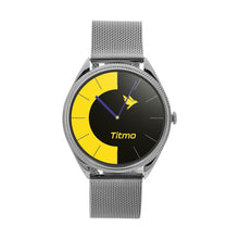 Заредете изображение във визуализатора на галерията – Smartwatch TITMO O-170 (AMOLED, bluetooth call, stainless steal silver mesh strap) silver

