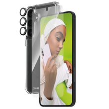 Заредете изображение във визуализатора на галерията – PanzerGlass Bundle 3in1 Transparent Case + Film + Camera Protector for Samsung Galaxy S24
