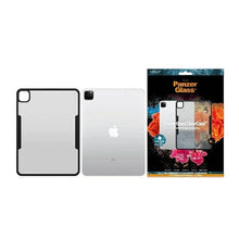 Заредете изображение във визуализатора на галерията – PanzerGlass ClearCase antibacterial case for iPad Pro 11" 2018 / 2020 / 2021 - transparent and black
