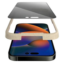 Заредете изображение във визуализатора на галерията – PanzerGlass Ultra-Wide Fit Tempered Glass Antibacterial Privacy with Positioner for iPhone 14 Pro Max
