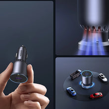 Заредете изображение във визуализатора на галерията – Ugreen EC705 car charger 130W 2x USB-C 1x USB-A - gray
