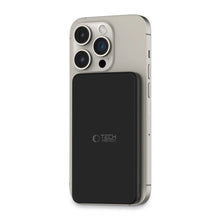 Заредете изображение във визуализатора на галерията – Tech-Protect LifeMag PB9 Powerbank with MagSafe 5000mAh 15W USB-C / Lightning ports - black + USB-C cable
