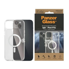 Заредете изображение във визуализатора на галерията – PanzerGlass HardCase with MagSafe Antibacterial Military Grade Certified Case for iPhone 14 Plus / 15 Plus - Transparent
