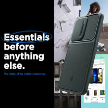 Заредете изображение във визуализатора на галерията – Spigen Optik Armor case for Samsung Galaxy A55 5G - dark green
