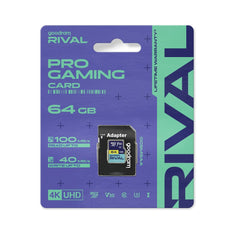 GOODRAM RIVAL Memory card microSD 64GB 100MB/s class 10 UHS-I V30 with adapter SD
