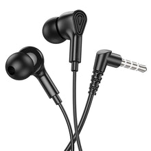 Заредете изображение във визуализатора на галерията – HOCO wire earphones Jack 3,5 mm with microphone M102 black
