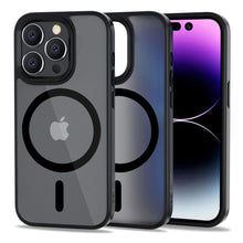Заредете изображение във визуализатора на галерията – Tech-Protect MagMat MagSafe case for iPhone 14 Pro Max - matte black
