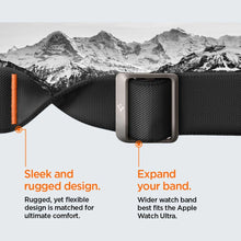 Заредете изображение във визуализатора на галерията – Spigen Lite Fit Pro case with strap for Apple Watch Ultra 1 / 2 (49 mm) - matte black

