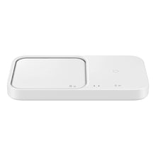 Заредете изображение във визуализатора на галерията – Samsung Wireless Charger Duo EP-P5400TWEGEU inductive charger 15W - white + mains charger + cable
