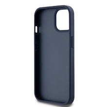 Заредете изображение във визуализатора на галерията – Original Case DKNY hardcase Leather Mono Stripe &amp; Metal Logo DKHCP15SPRTHSLB for Iphone 15/14/13 blue
