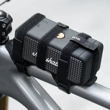 Заредете изображение във визуализатора на галерията – Rockbros 50210064001 bicycle strap with Velcro for Bluetooth speaker or water bottle - black
