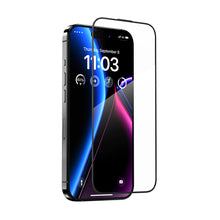 Заредете изображение във визуализатора на галерията – Benks Tempered glass Ultra Shield HD for Iphone 15 Pro black
