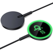 Заредете изображение във визуализатора на галерията – ESR Halolock Qi2 Mini Wireless Charger 15W with MagSafe - Black
