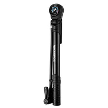 Заредете изображение във визуализатора на галерията – Rockbros 42310006001 bicycle pump with pressure gauge - black
