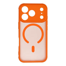 Заредете изображение във визуализатора на галерията – FULL MATTE MAG COVER case compatible with MagSafe for IPHONE 17 Pro hermes orange
