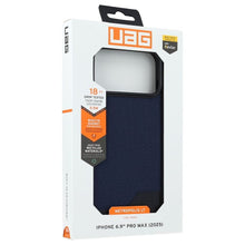 Заредете изображение във визуализатора на галерията – UAG Urban Armor Gear case METROPOLIS LT compatible with MagSafe for IPHONE 17 Pro Max kevlar mallard
