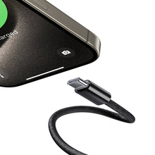 Заредете изображение във визуализатора на галерията – BenksCable D46 - Type C to Lightning - PD 27W 3A 2 metres black

