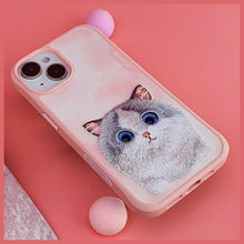 Заредете изображение във визуализатора на галерията – NIMMY case BIG EYED PET 2.0 Cat for IPHONE 15 Pro Max pink
