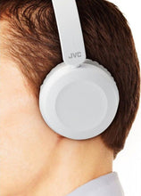 Заредете изображение във визуализатора на галерията – Wired Headband headphones with microphone jack 3,5mm JVC HA-S31M-B-E white
