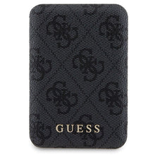 Заредете изображение във визуализатора на галерията – Guess 4G Metal Logo case set for iPhone 11 + 5000mAh MagSafe power bank - black

