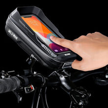 Заредете изображение във визуализатора на галерията – WILDMAN traveling bag for bike handlebars with zipper 0,5L (4 &quot;- 7&quot;) XT3S black
