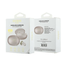Заредете изображение във визуализатора на галерията – Wireless earphones OWS Guess Metalic Finish Electropated Parts Classic Logo pink
