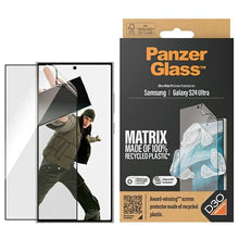 Заредете изображение във визуализатора на галерията – PanzerGlass Ultra-Wide Fit tempered glass with D3O® with applicator for Samsung Galaxy S24 Ultra

