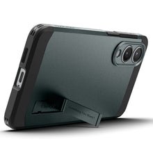 Заредете изображение във визуализатора на галерията – SPIGEN case TOUGH ARMOR compatible with MagSafe for SAMSUNG S25 Edge abyss green
