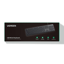Заредете изображение във визуализатора на галерията – Ugreen KU004 90875 keyboard wired 1.5 m for Windows / MacOS - black
